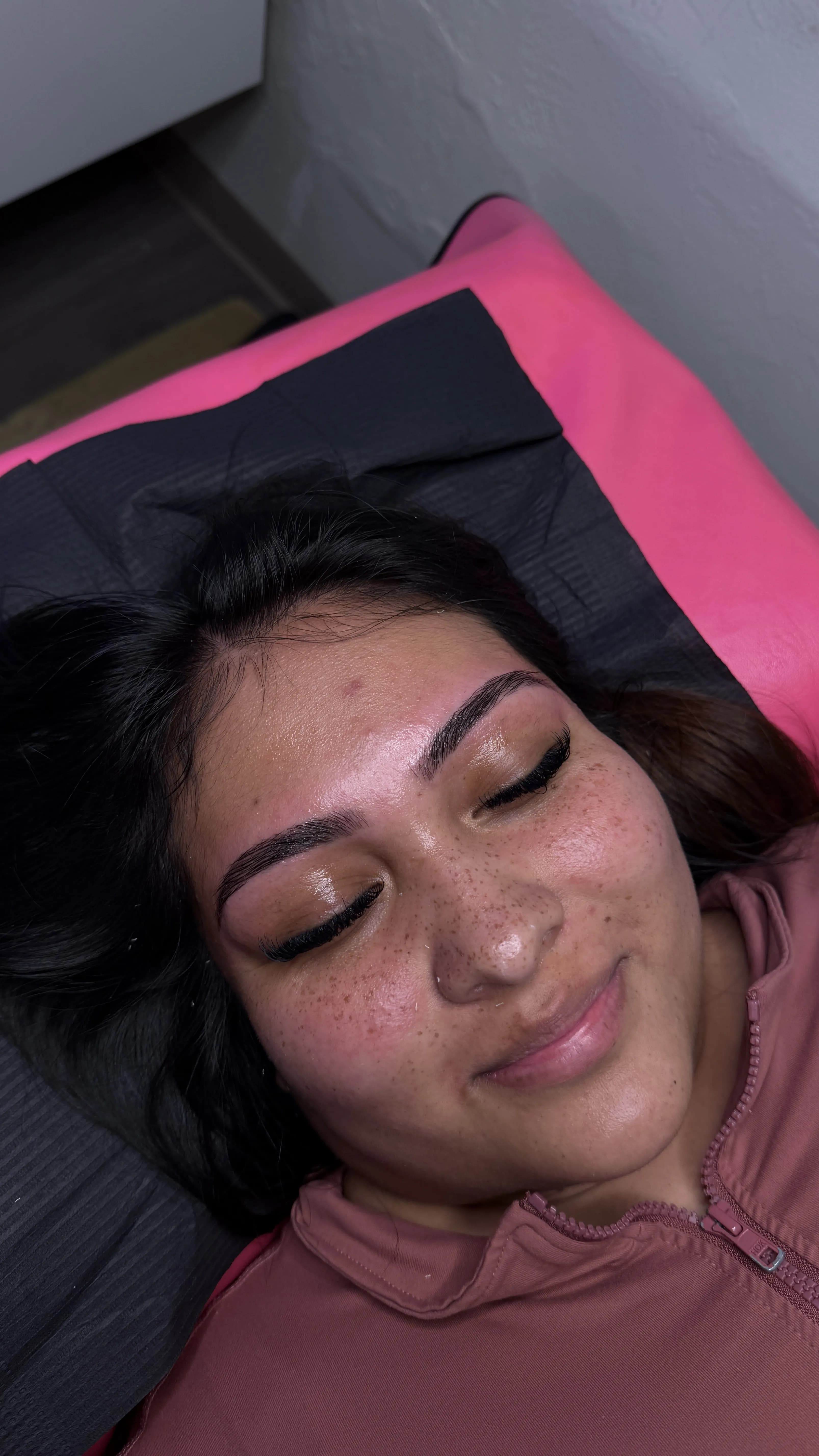 Eyebrow lamination trio with wax and tint